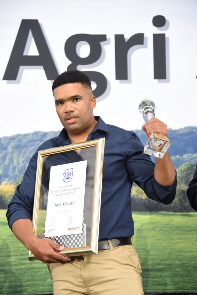 Nigel Klaasen (Winner Prestige Agri-Worker 2022