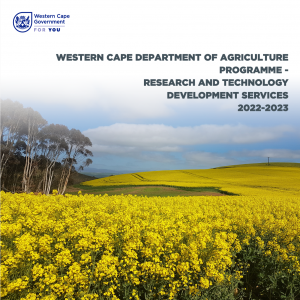 RESEARCH BOOKLET- RESEARCH AND TECHNOLOGY DEVELOPMENT SERVICES- WCDoA 2022-2023