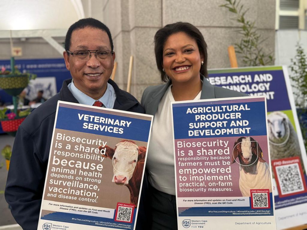 Minister Meyer & WC Minister of Finance Deidre Baardman